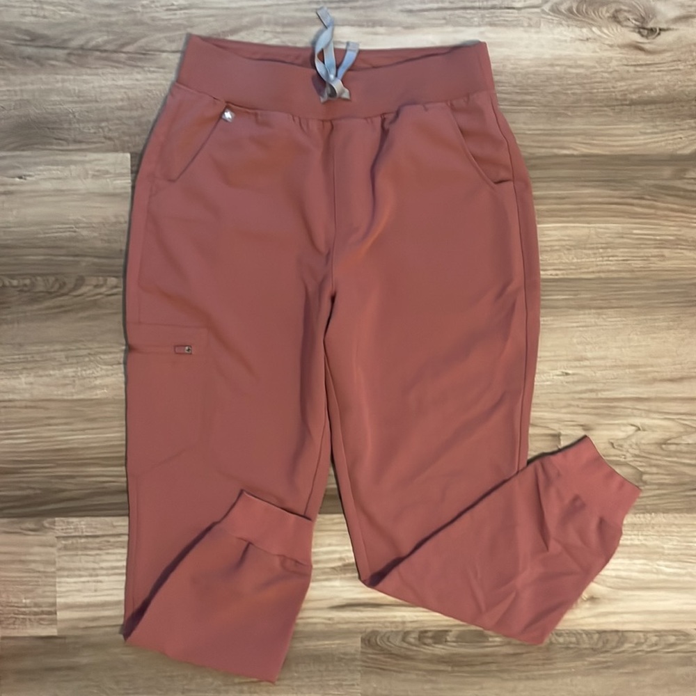 Figs High Waisted Mauve Zamora Jogger Scrub Pants Medium